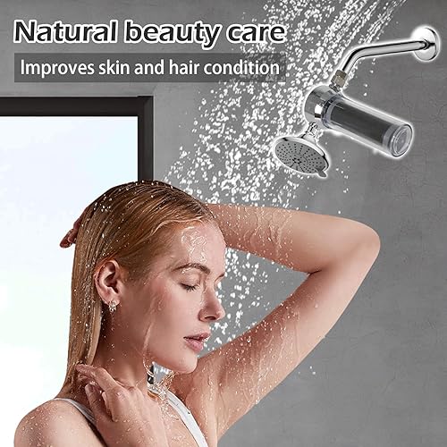 Miniatura 5 de Filtro de cabezal de ducha para agua dura, filtro de agua para ducha de baño, filtro de ducha de carbono 2.0, elimina productos químicos tóxicos,