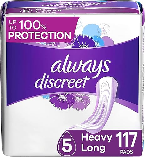 Always Discreet Almohadilla 117ct Producto Antiguo
