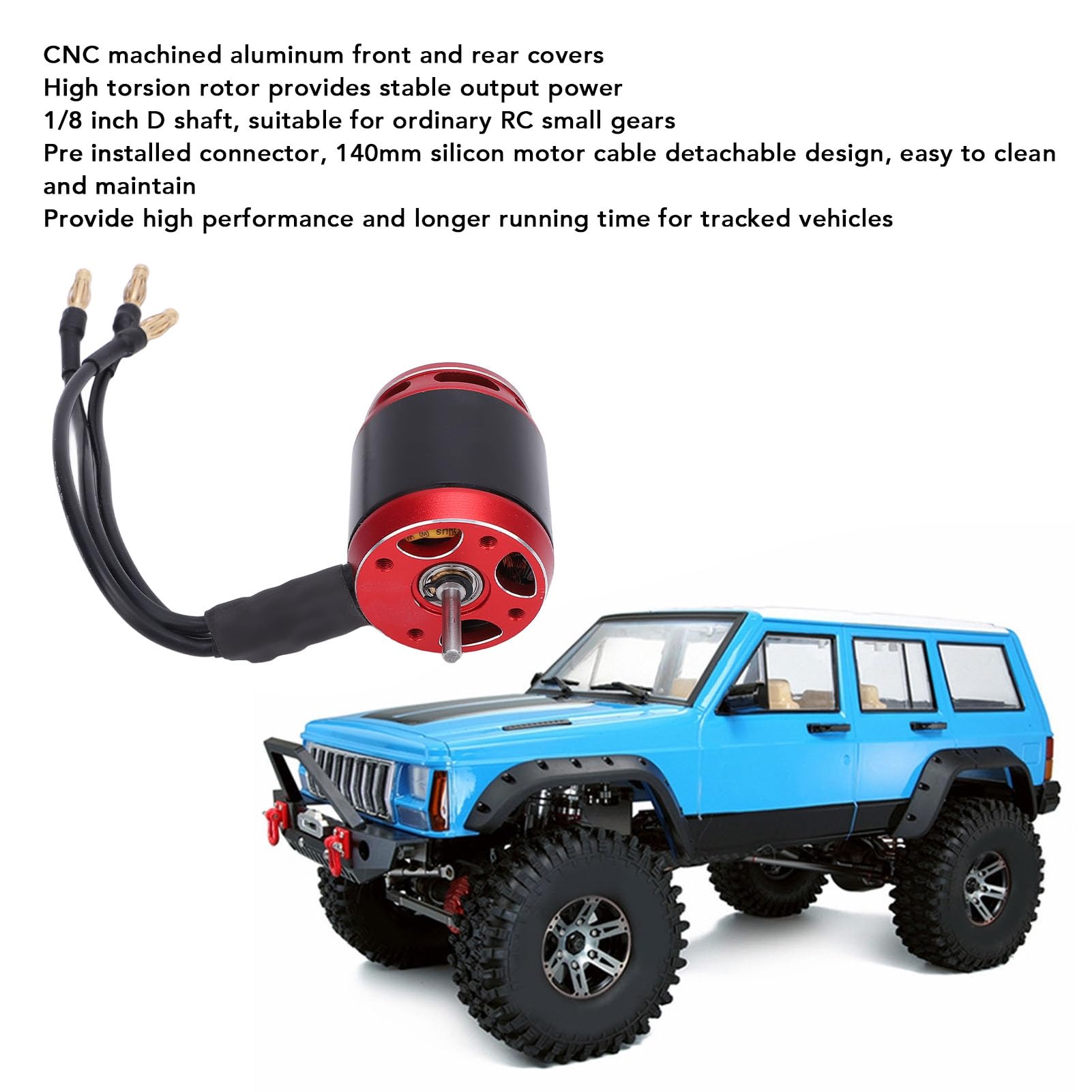 Motore Brushless 3542 per RC Crawler 1/10, 1850kv