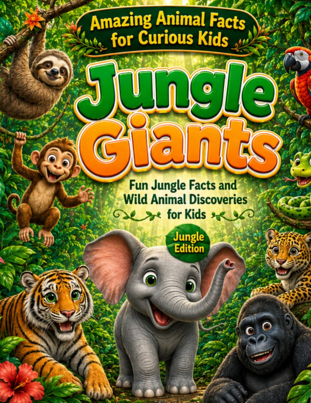 Amazing Animal Facts for Curious Kids: Jungle Giants: Fun Jungle Facts and Wild Animal Discoveries for Kids