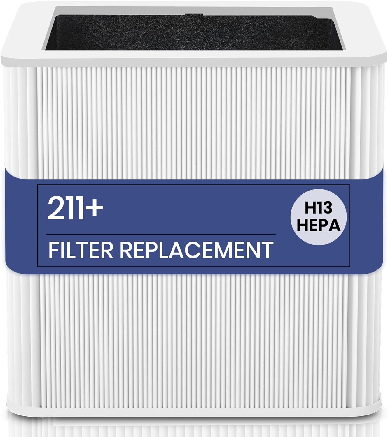 211+ Filter Replacement Compatible with Blue Pure 211+ & 211+ Auto Air Purifier, 2-Stage Filtration System of H13 True HEPA Filter and Activated Carbon Filter