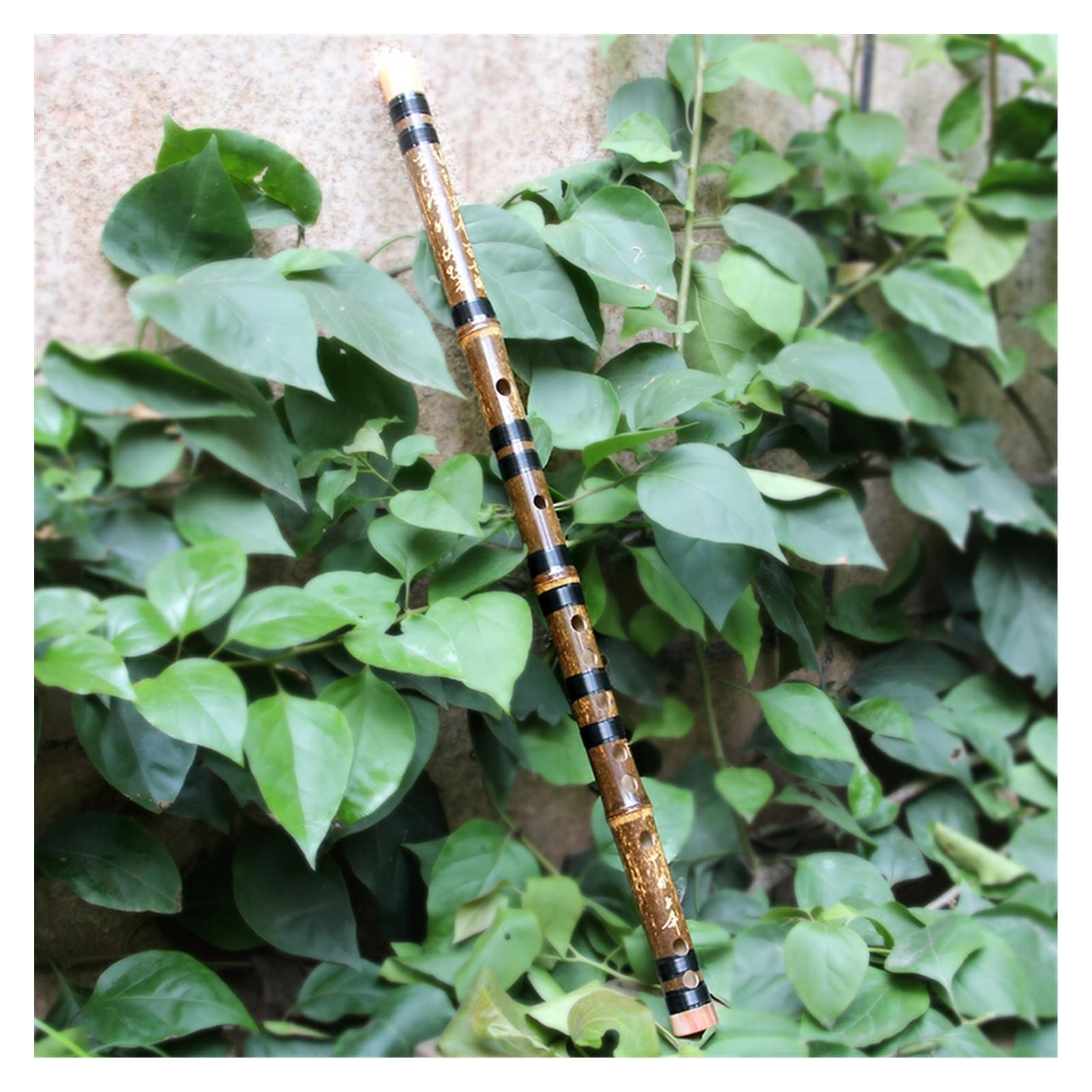 Flute de bambou débutants jouer sifflet instrument de flûte de bambou adulte Sifflet Professionnel en bambou(clé C)