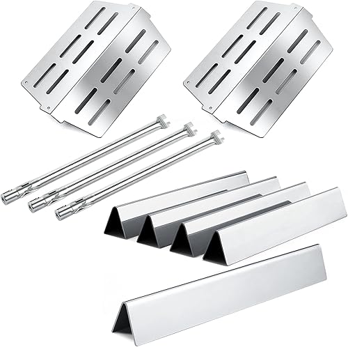 7620 7621 Barras aromatizantes 65505 Deflectores de calor 62752 Piezas de repuesto para quemador de parrilla Weber Genesis 300 Series con control