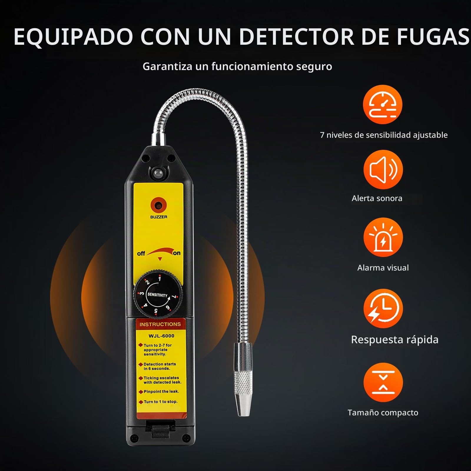 VTG VOGTEN Juego de Bomba de vacío y manómetro de CA de 4.5 CFM, para Sistemas Mini Split/HVAC/Auto, Kit de manómetro para R134a R22 R410a, con Detector de Fugas, Caja de Almacenamiento Triple