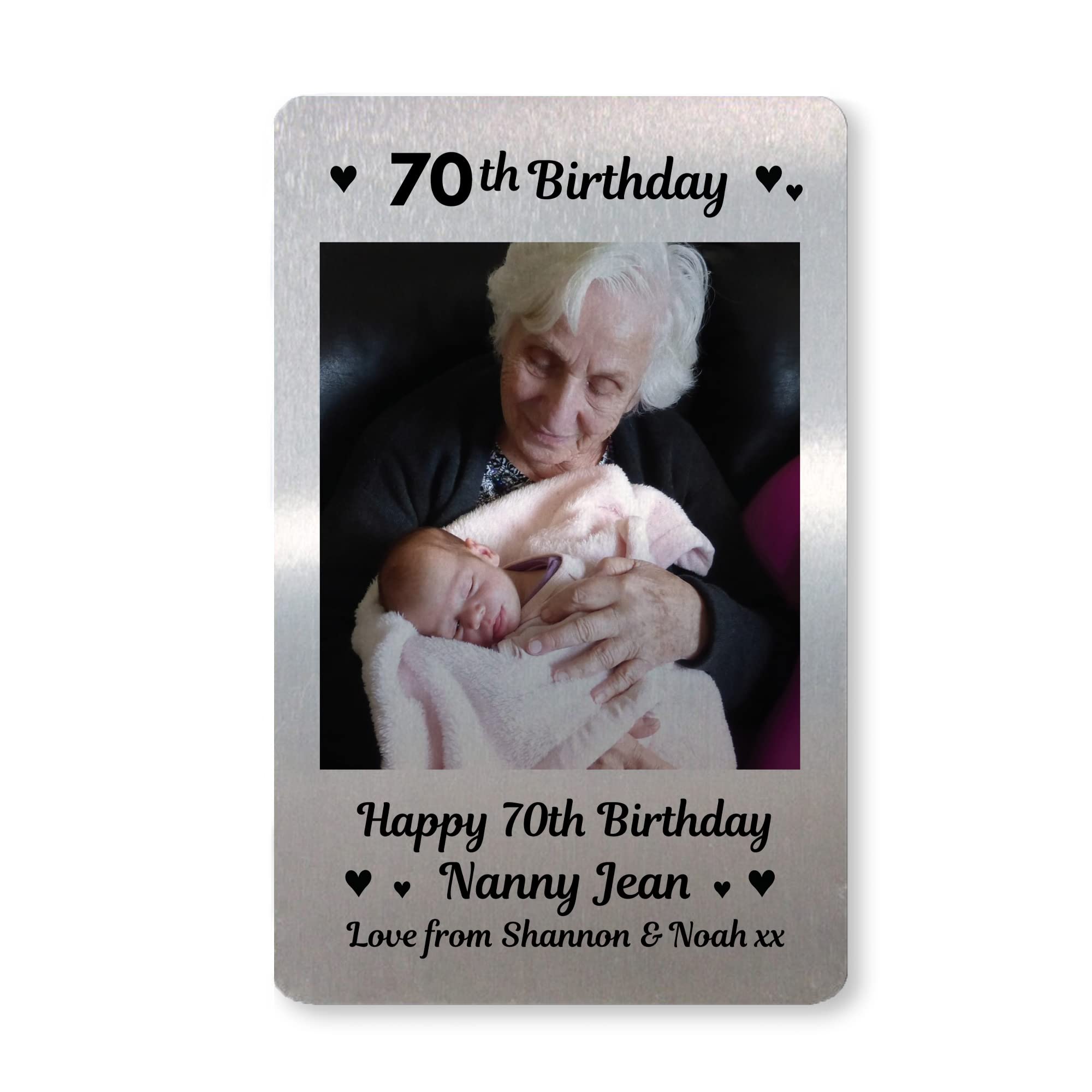 RED OCEAN Personalised 60th 70th 80th Birthday Gift For Nanny From Grandchildren Keepsake