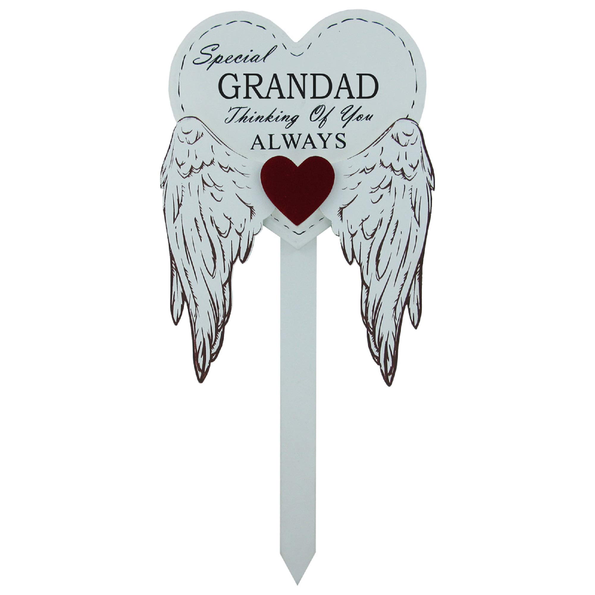 Special Grandad Grave Stick Marker Guardian Angel Graveside Memorial Tribute