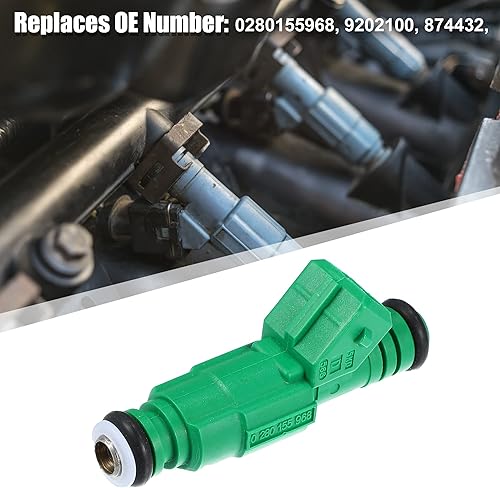 Miniatura 2 de X AUTOHAUX 8pcs 0280155968 Inyector de combustible para Volvo S60 2.3T 2001-2004 2.4T 2001-2009 2.5T 2003-2009