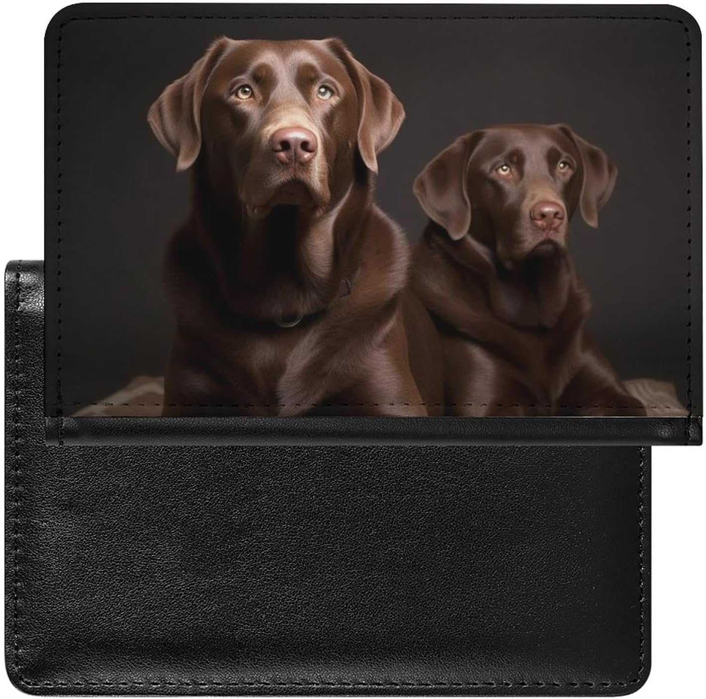 Passport And Vaccine Card Holder Brown Labrador Retriever Passport Holder Passport Case Passport Covers Passport Book Passport Protector Passport Wallet International Travel