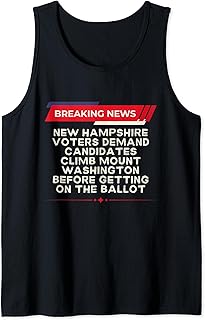 Funny Political News New Hampshire Voters Election 2024 Tank Top