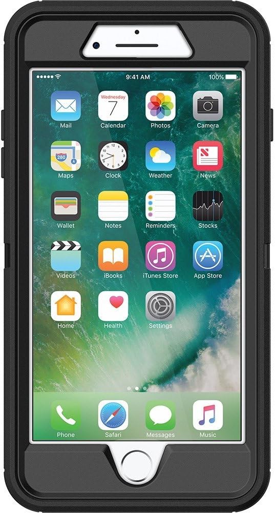 Exclusive Discount 🔥 OtterBox Defender Series Case for iPhone 8 Plus and iPhone 7 Plus - Retail Packaging - Black