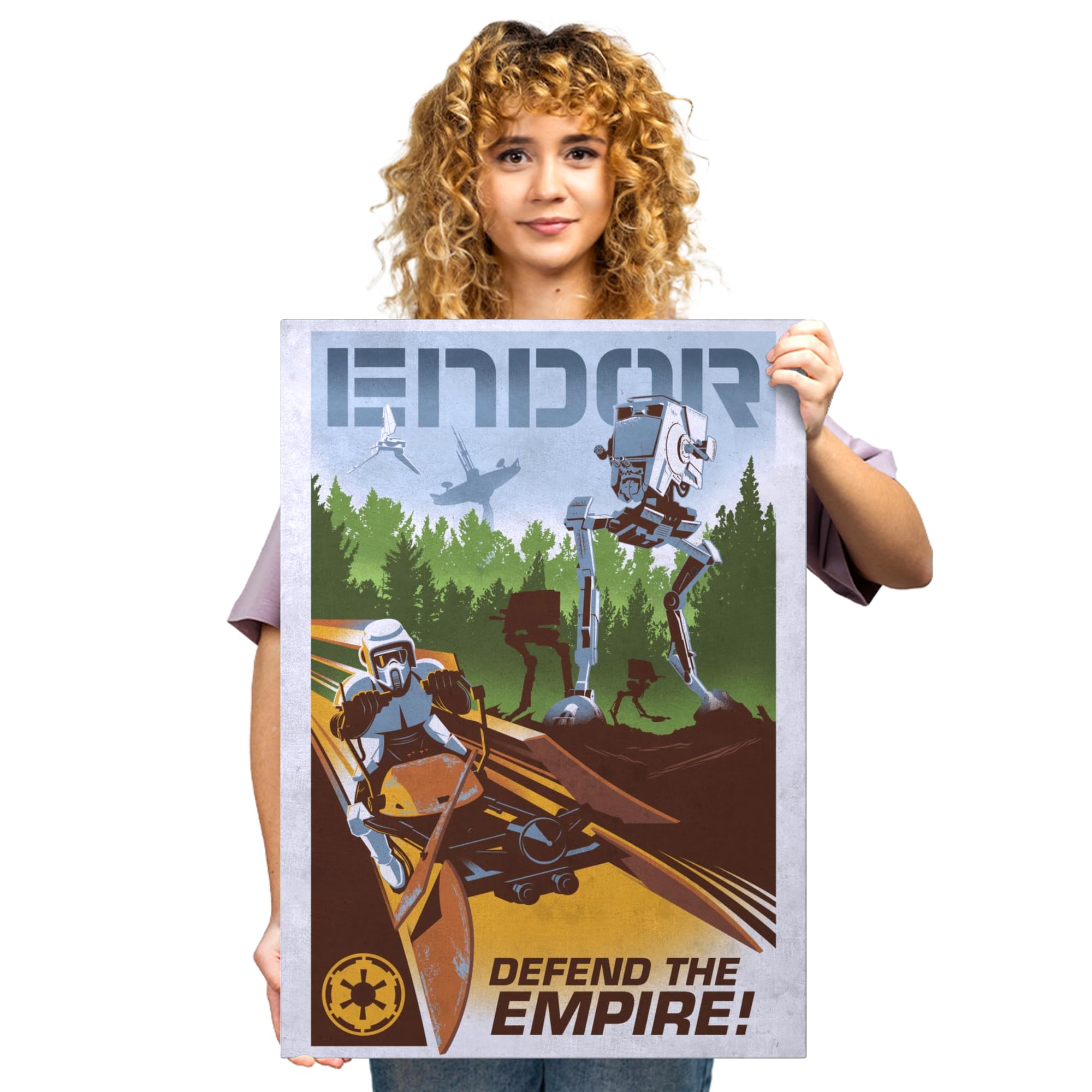 Amazon.com: Displate Metal Poster Star Wars - Galactic Propaganda