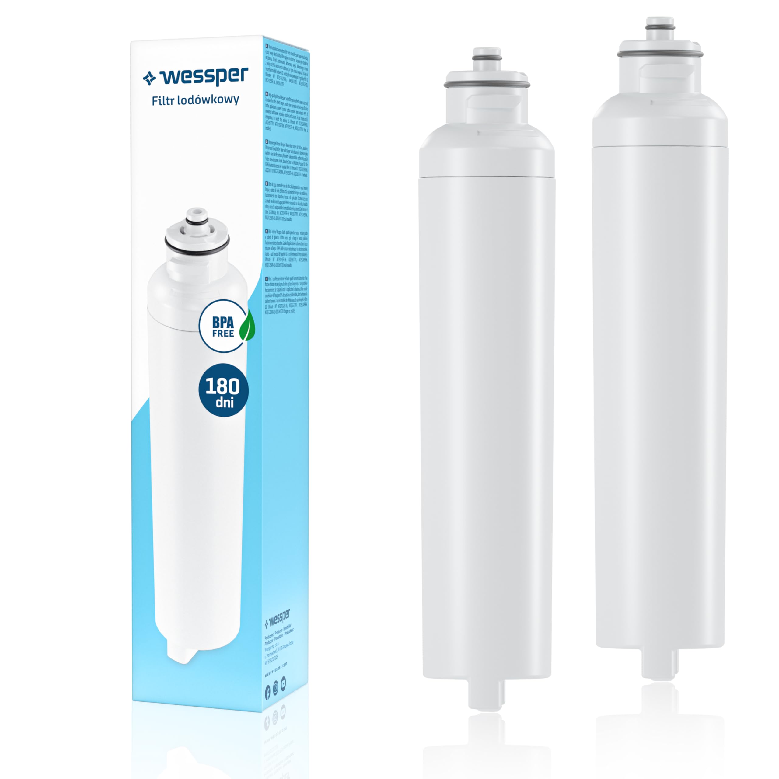 Filtre compatible réfrigérateur LG GWS603 et M7251242FR-06 Wessper filtre à eau