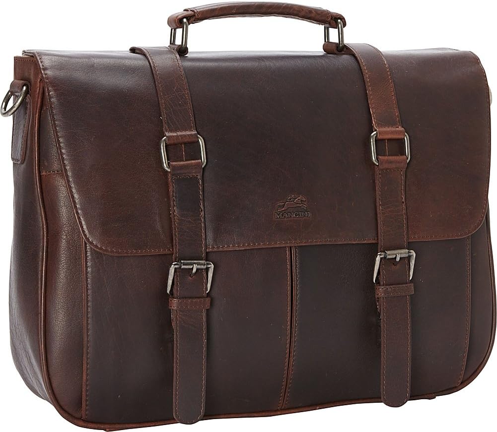 Single Compartment 15" Laptop Briefcase with RFID Secure