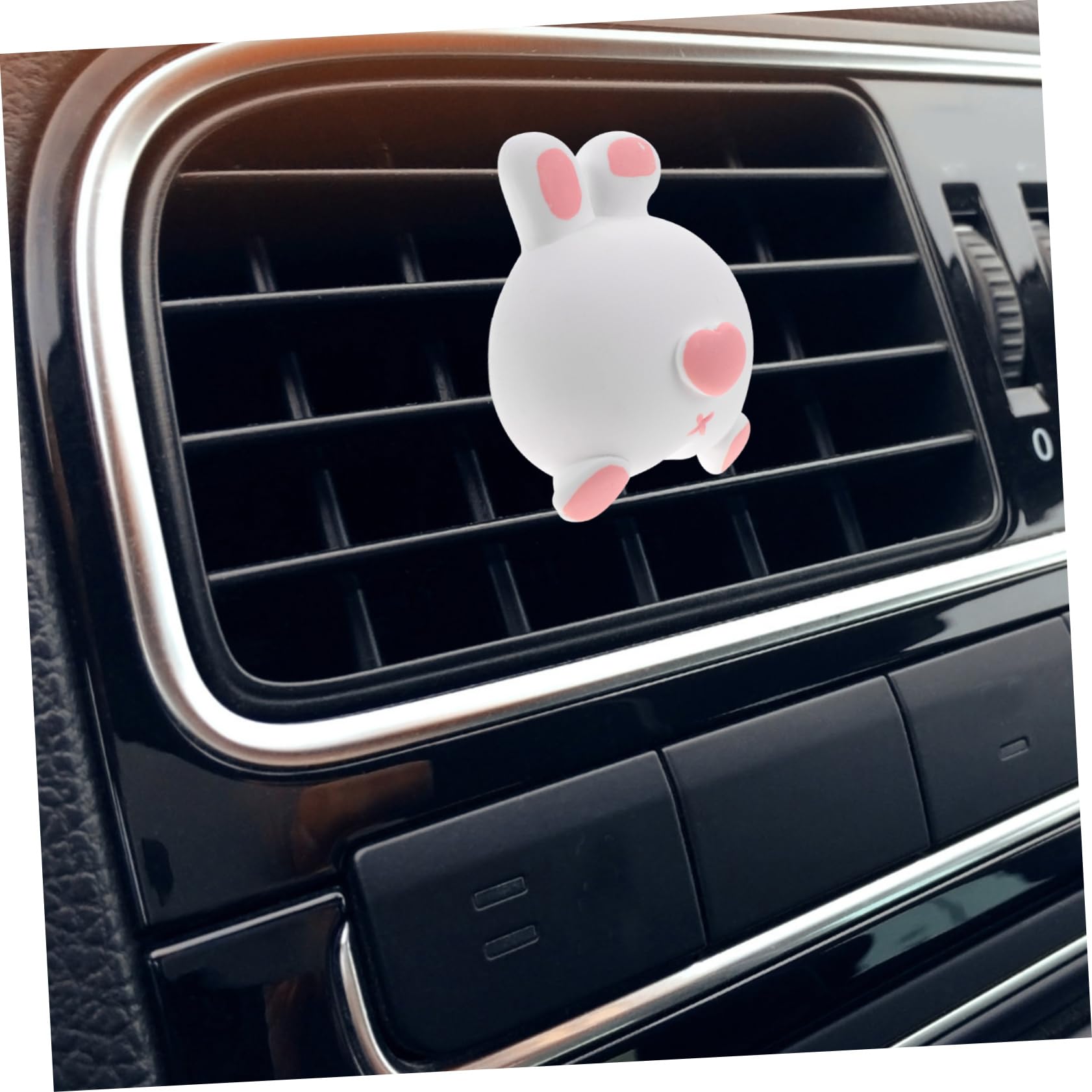 PartyKindom 5pezzi Clip Per Auto Forma Di Animale Decorazione Ventilazione Per Auto Diffusore Di Profumo Adorable Rabbit Butt Facile Da Usare e Resistente