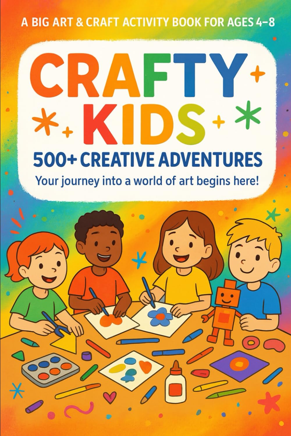 Crafty Kids 500 Creative Adventures: Your journey into a world of art begins here!