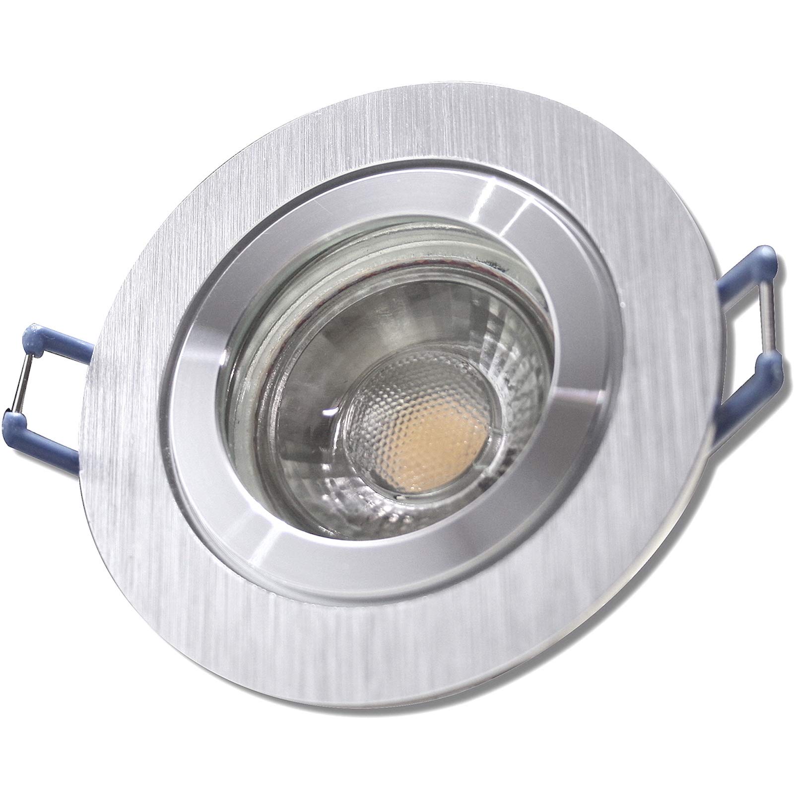 LED Bad Einbaustrahler 12V inkl. 9 x 5W LED LM Farbe BiColor IP44 LED Einbauleuchten Neptun Rund 3000K Deckenspots