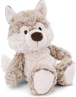 NICI Forest Friends Wolf Cuddly Toy Winny 20 cm - Fluffy Stuffed Toy for Cuddling, Playing and Loving, Sustainably Produced Plush Toy - 49946