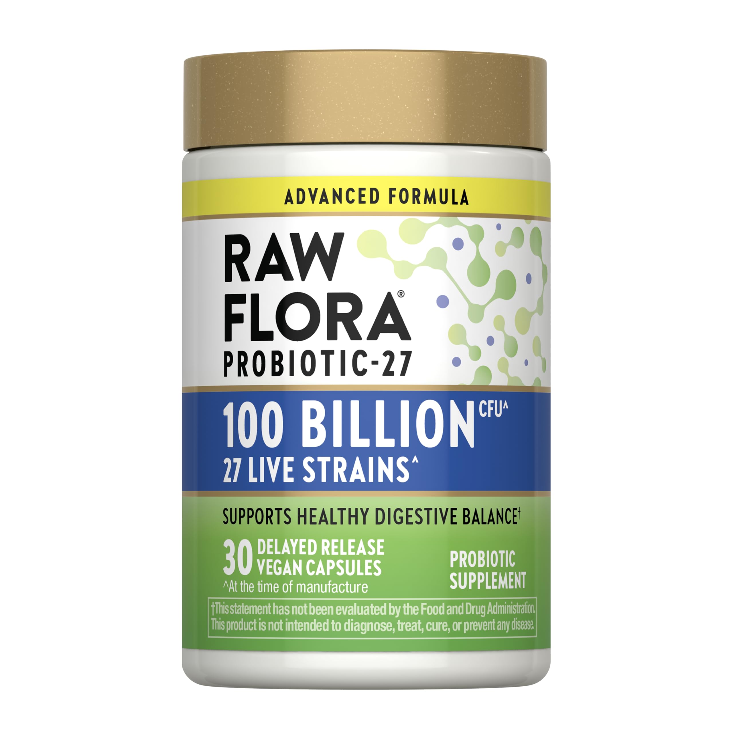 Raw Flora Probiotic for Women and Men | 100 Billion CFU