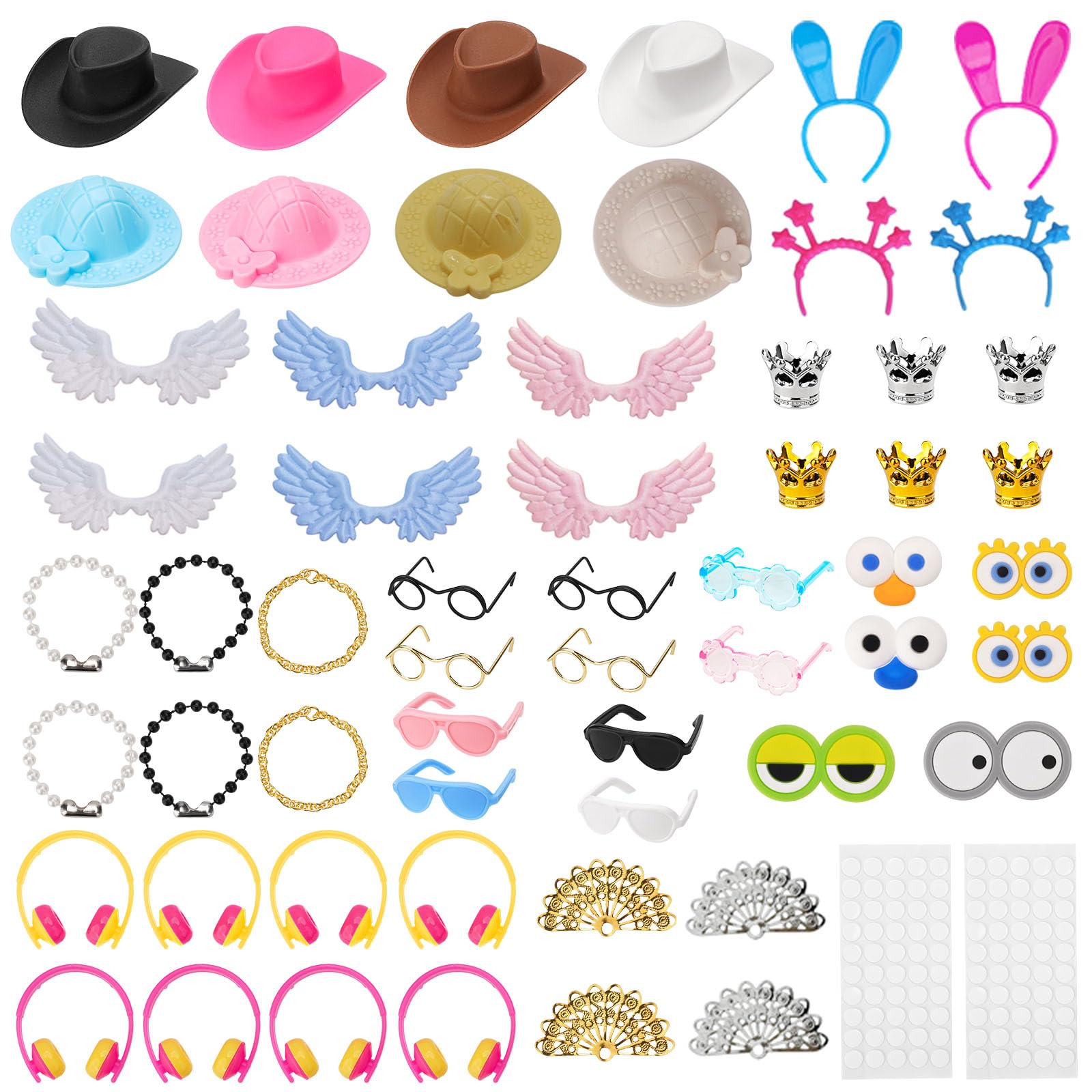 Amazon | YAORISE 58個 かわいいゴム製アヒルアクセサリー 2インチの