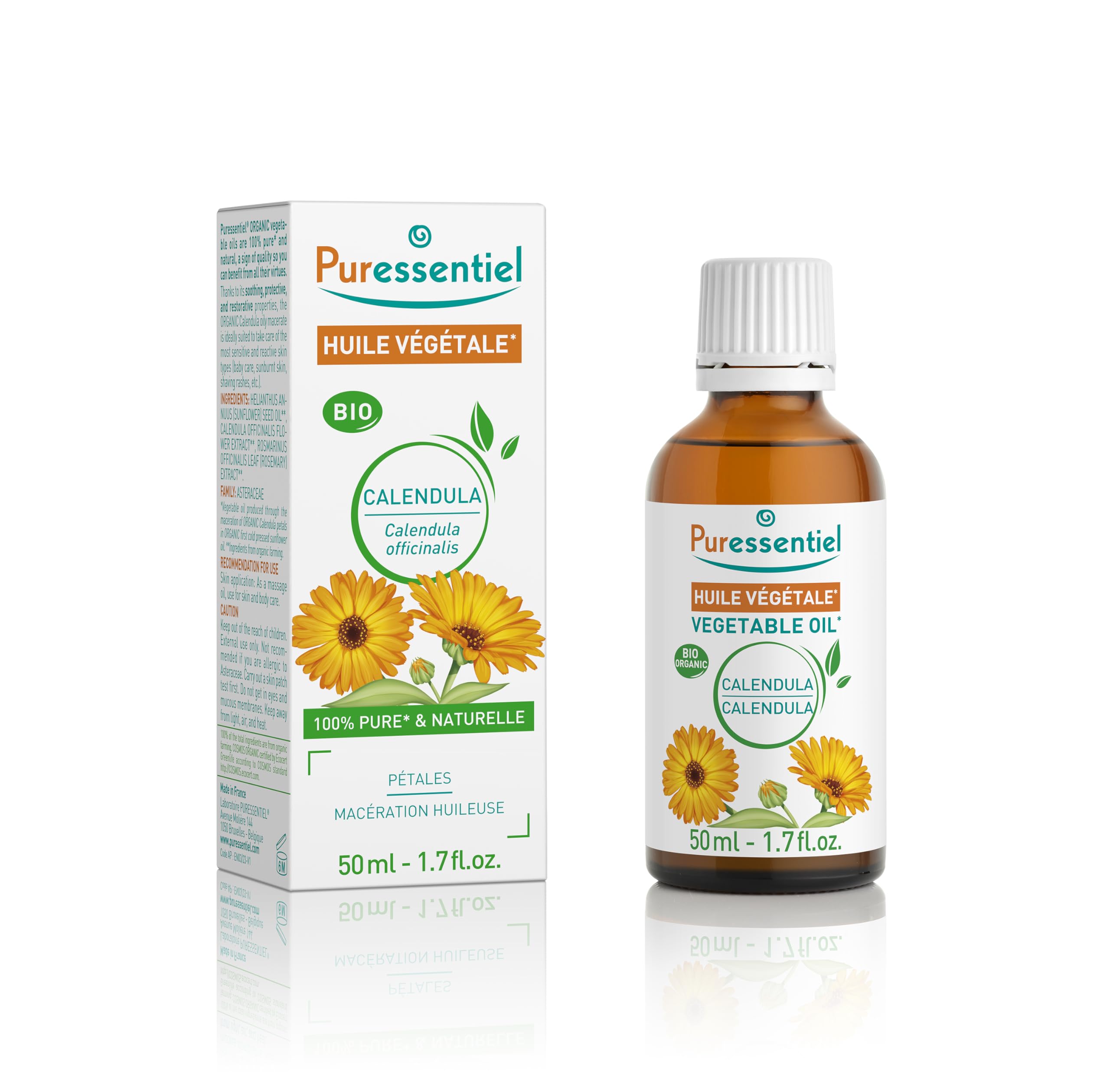 Puressentiel Calendula Vegetable Oil (Calendula officinalis) Organic 50ml