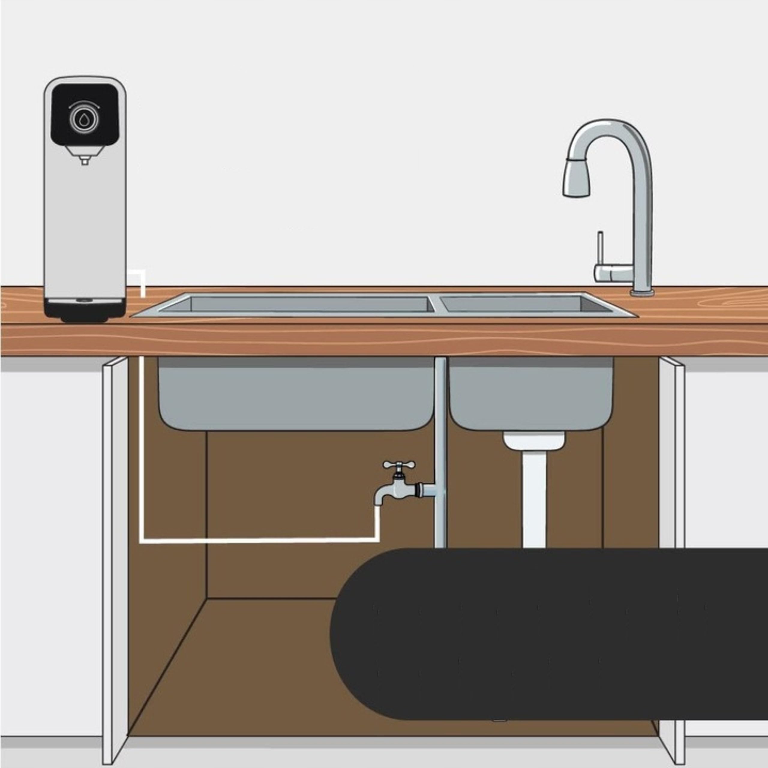 Pureal Direct oczyszczacz wody System filtrów 3 filtry 6 kroków filtrowania Certyfikat NSF 42 i 372 Redukuje rdzę, zanieczyszczenia, resztkowy chlor, drobne cząstki zawieszone i metale ciężkie.