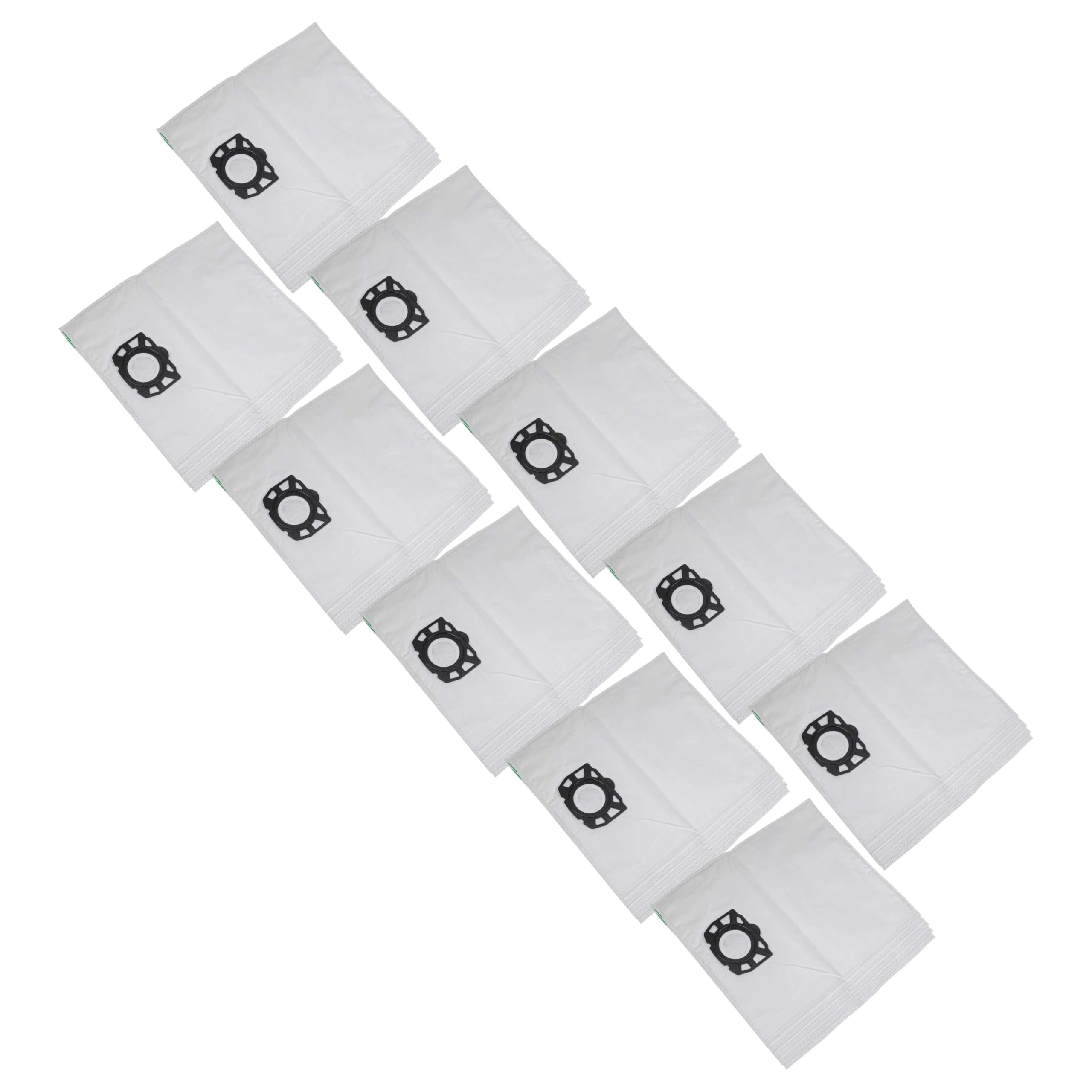 vhbw 50 x worek do odkurzacza Kärcher 69044130, 4039784550339, 6.904-413.0 do odkurzacza – 39 cm x 24,5 cm biały