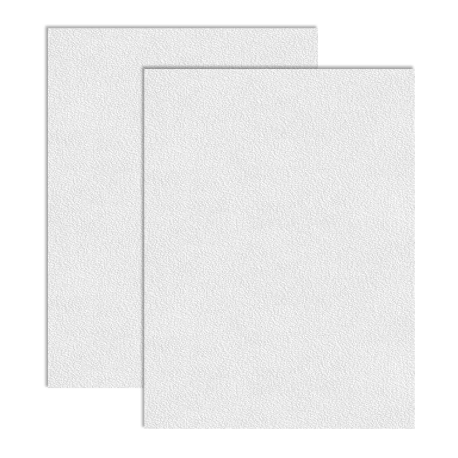 Eszeoee 2 Pack White ABS Plastic Sheet 18" x 24" x 1/8" (3mm Thick), High Tensile and Impact Strength Moldable Plastic Sheet, DIY Material for Home