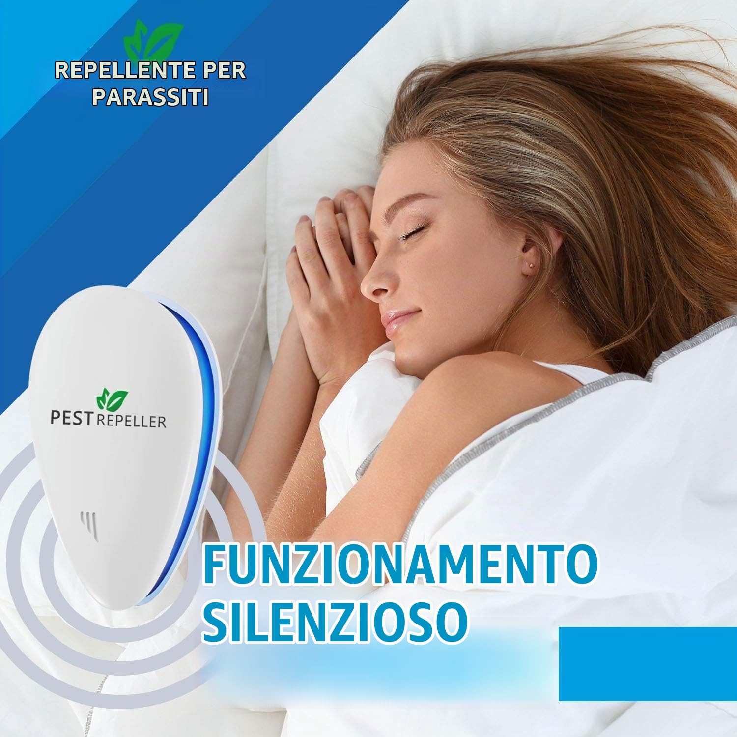 Antizanzare Ultrasuoni,Repellente Ultrasuoni Anti Zanzare,Repellente a Ultrasuoni per Insetti 4 Pezzi,Anti Insetti,Zanzare, Scarafaggi,Formiche,Ragni