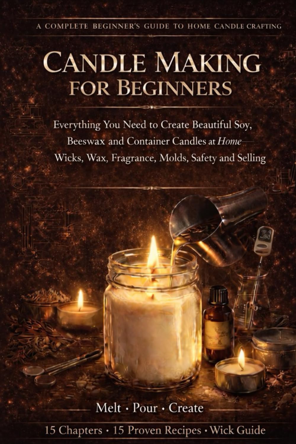 Candle Making for Beginners: Everything You Need to Create Beautiful Soy, Beeswax and Container Candles at Home — Wicks, Wax, Fragrance, Molds, Safety and Selling Your Creations