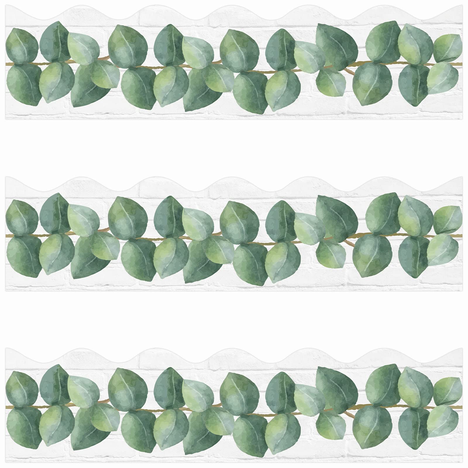 Eucalyptus Border for Bulletin Board Classroom Decorations 60 Feet