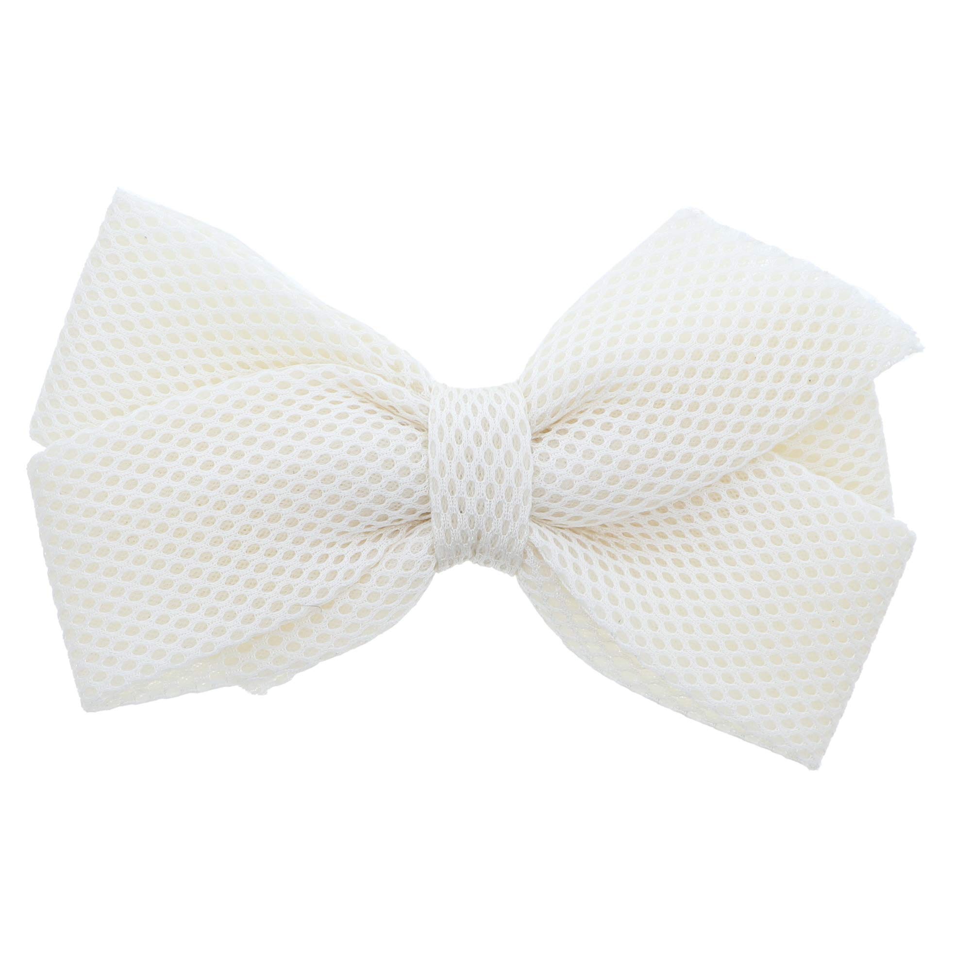 Fun Scuba Hair Bow Large-Ivory
