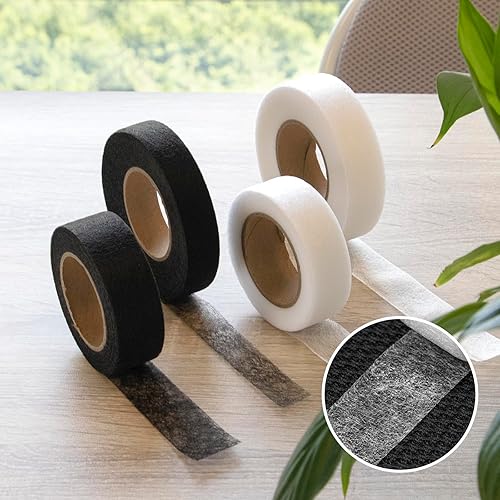 Miniatura 4 de OOTDAY Cinta de dobladillo para planchar, cinta de dobladillo fusible, cinta adhesiva para el dobladillo, 0.8 pulgadas de ancho 66210 pies de largo,