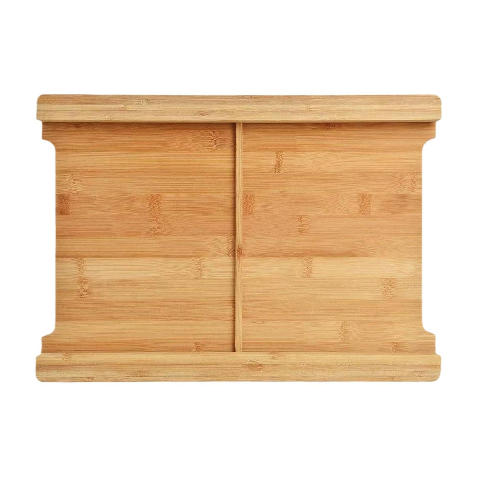 Tagliere in legno con vaschetta di raccolta, grande tagliere di alta | Tagliere in legno, per carne, bistecche, casa, ristorante, giardino e campeggio