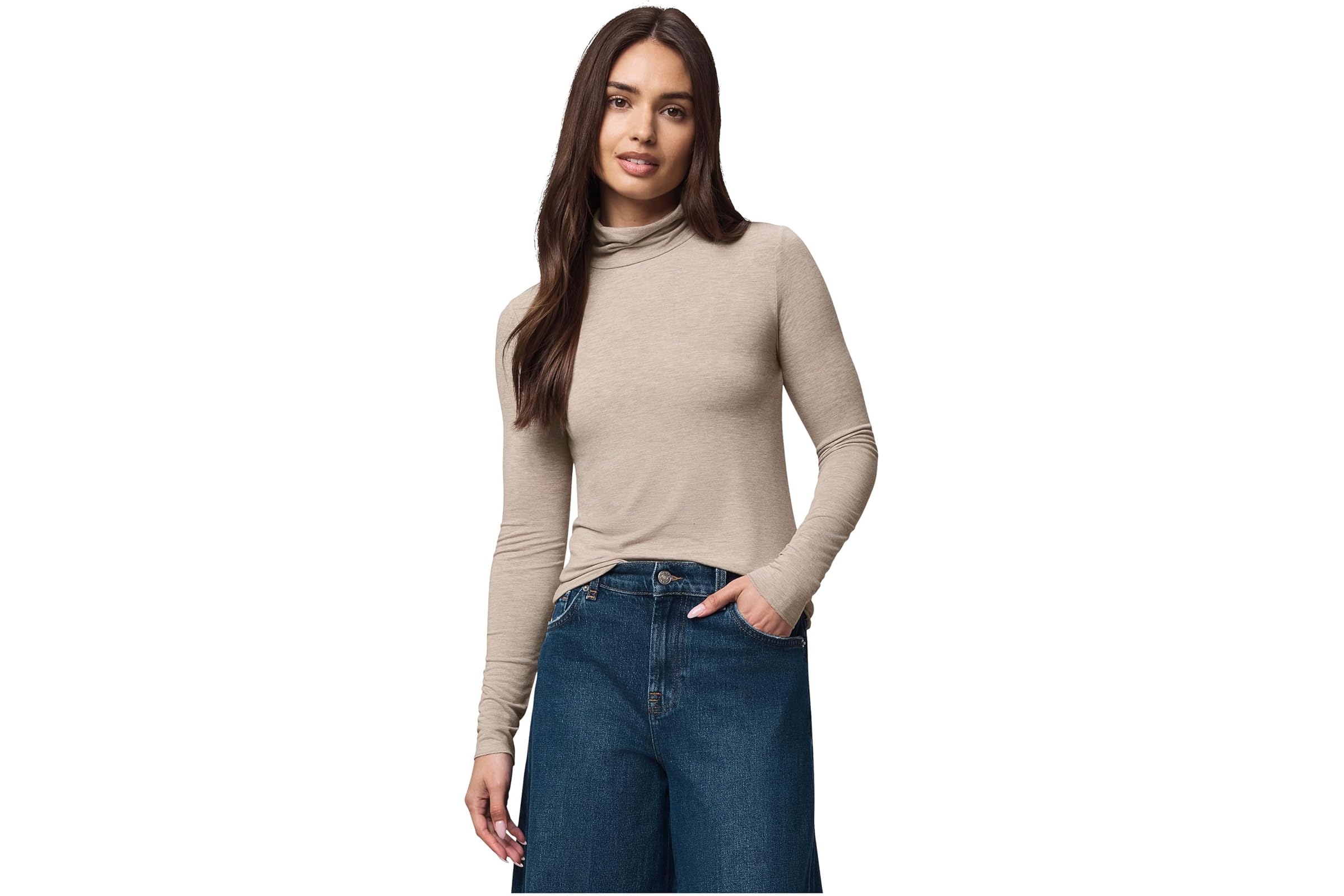 Splendid Bamboo Long Sleeve Turtleneck