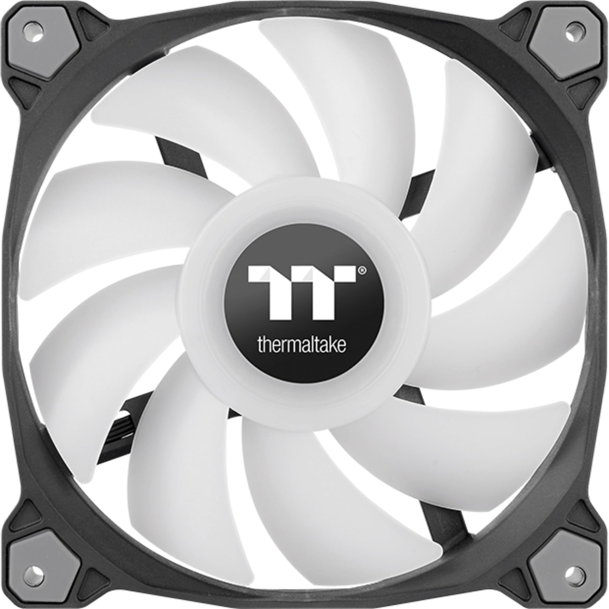 Thermaltake CL-F116-PL14SW-A Pure Duo 14 ARGB Sync Radiator Fan 2 Pack Black Fan