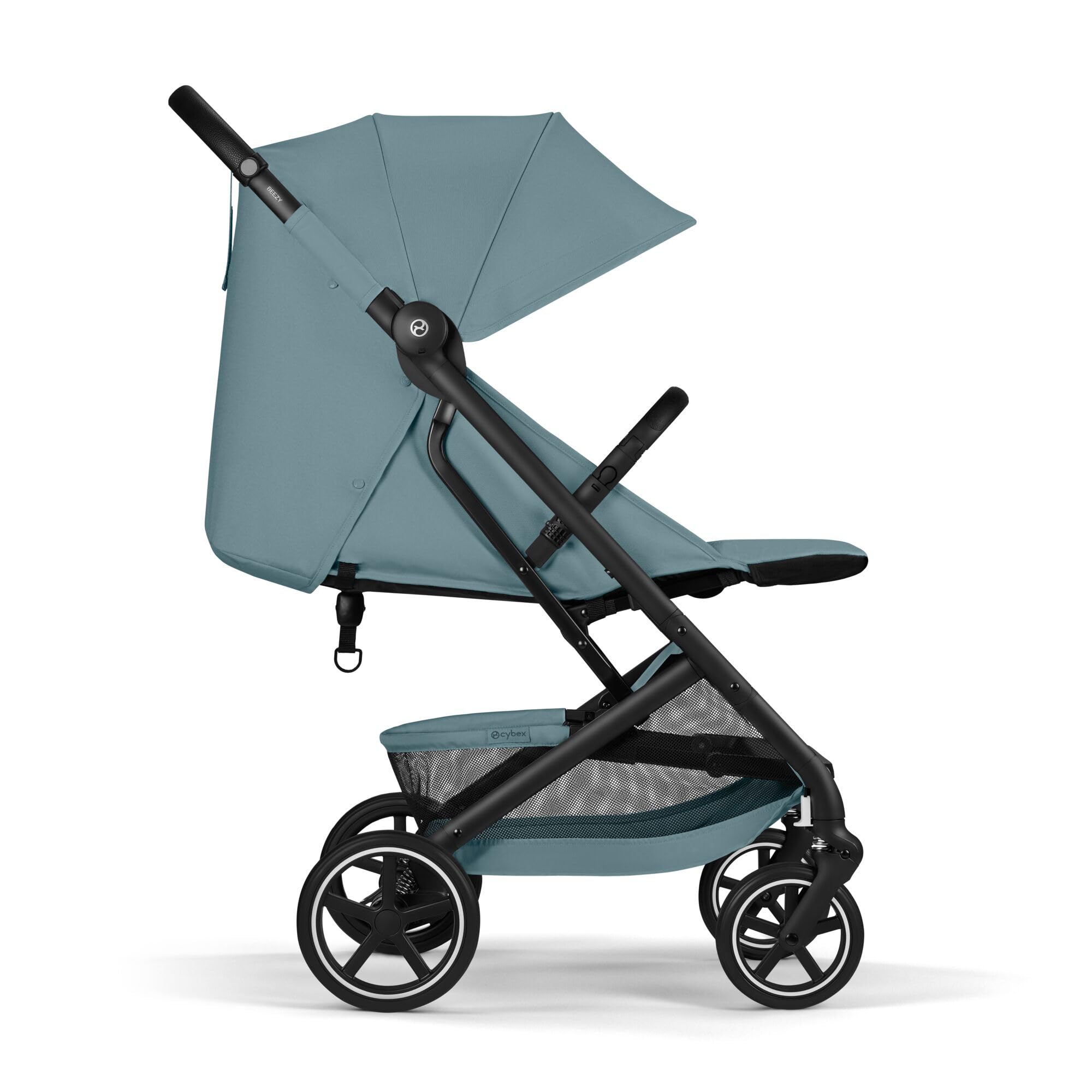 CYBEX Gold Wózek dziecięcy BEEZY z ergonomiczną pozycją leżącą, Od urodzenia do ok. 4 lat (maks. 22 kg), Kompaktowe składanie, Jednoręczny system pasów, Stormy Blue