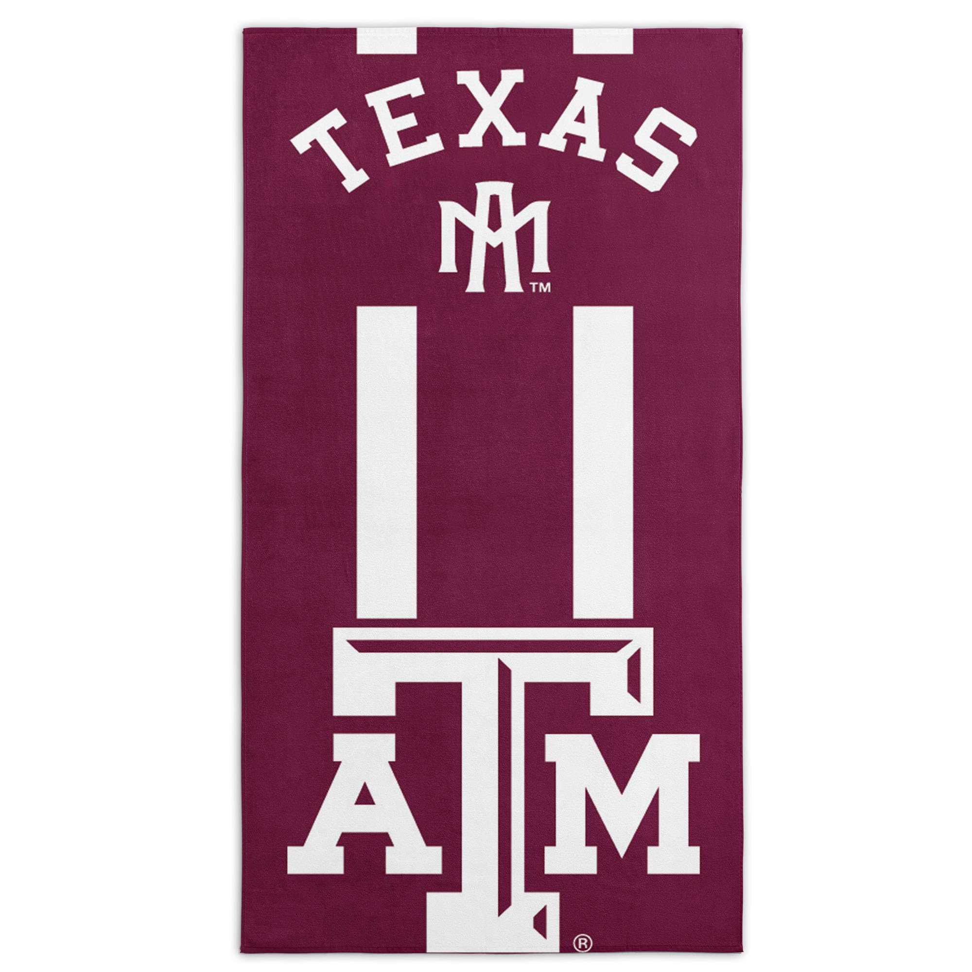 Northwest NCAA Texas A&amp;M Aggies Unisex-Adult Beach Towel, 30" x 60", Zone Read