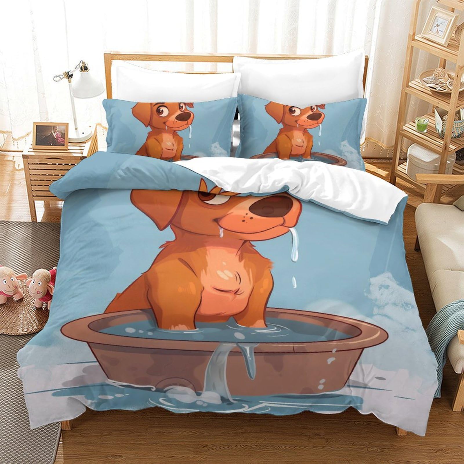 Housse de couette 200x200 fermeture éclair finie la couette qui glisse