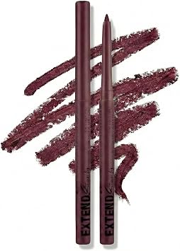 Burgundy Waterproof Eyeliner Pencil   Plum-Wine Shade with Smooth Retractable Gel Tip, Smudge-Proof & Quick-Dry for Daily or Creative Looks