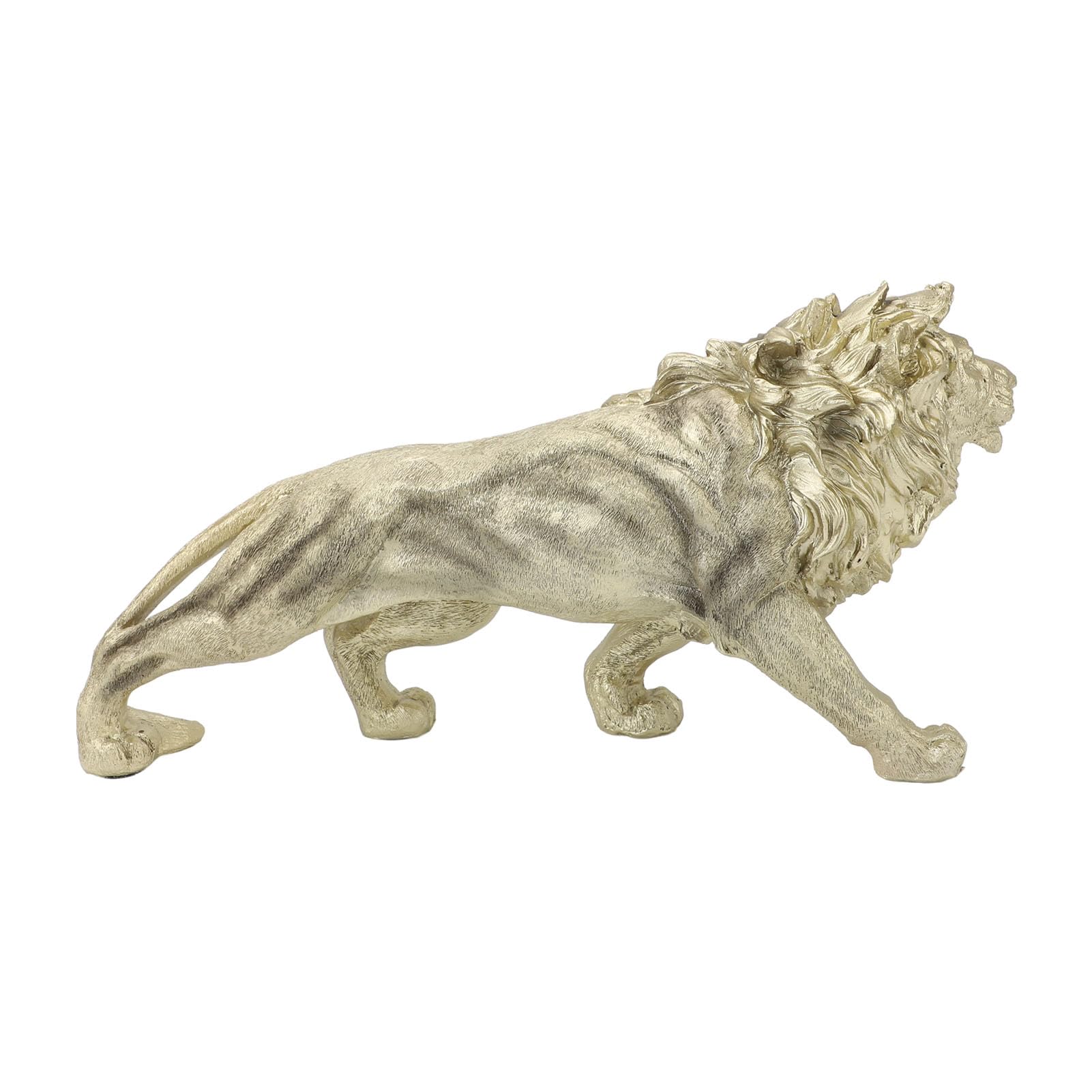 Détails réalistes pour cette statue de lion faite à la main