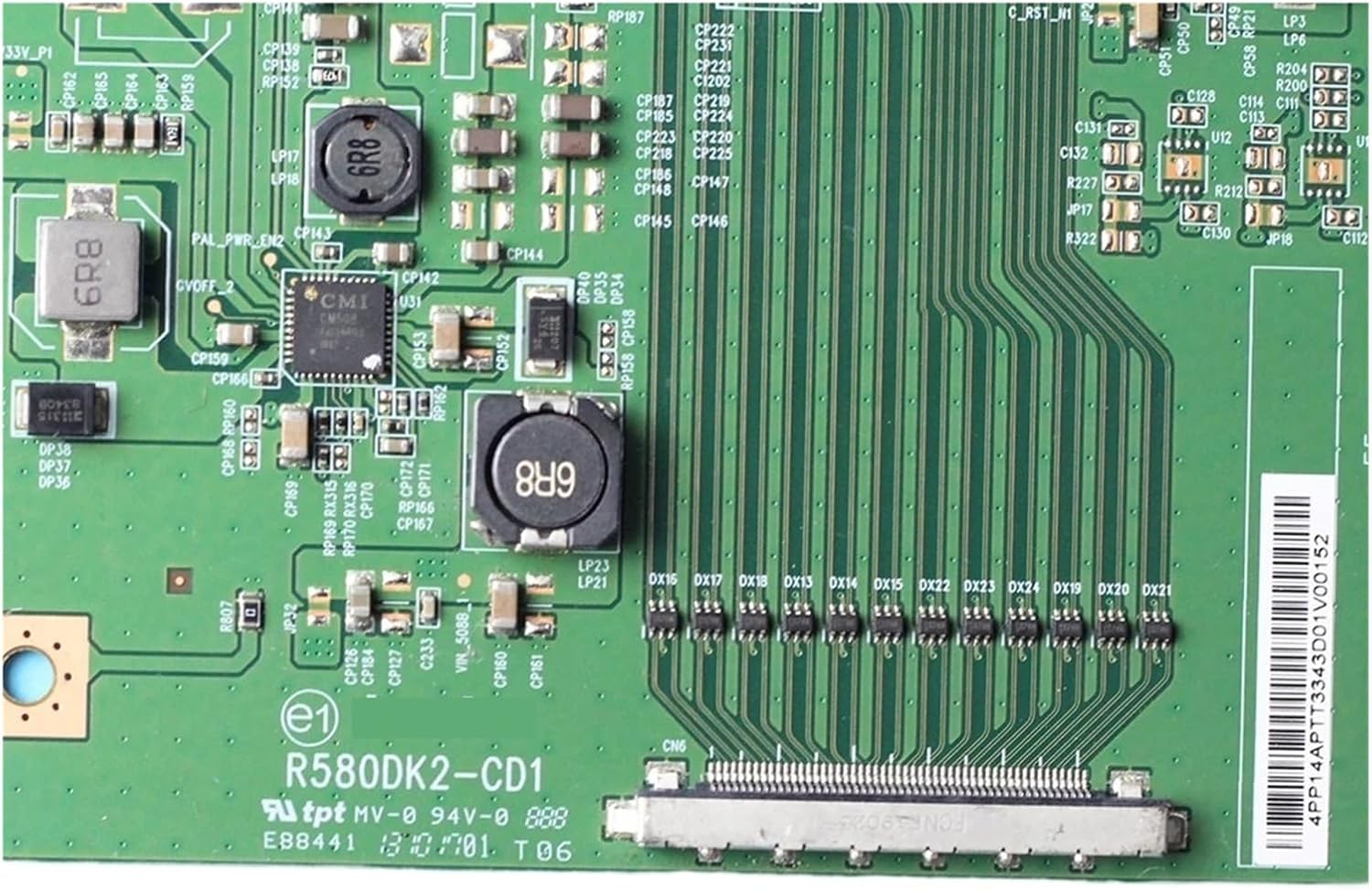オジー】 T-CONボード、R580DK2-CD1 R580DN2 CD1 T-Rev Tcon回路 