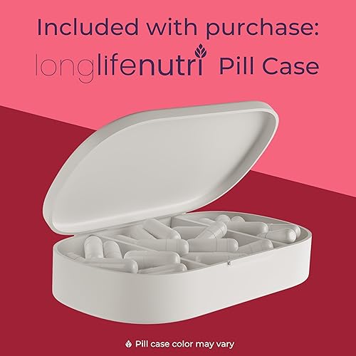 Miniatura 6 de LongLifeNutri Quercetina 500 mg con bromelina 100 mg 120 cápsulas vegetarianas Suplemento antioxidante natural Complejo de alivio Dihidrato