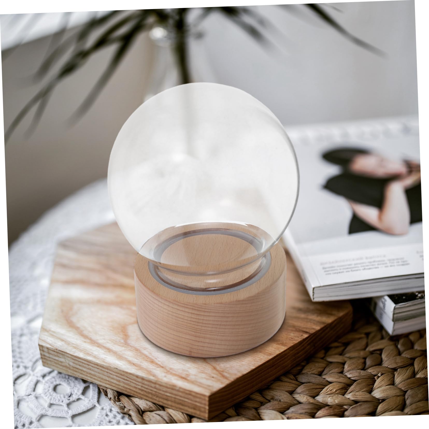 風景 スノードーム 木製ベース 約10cm Amazon.co.jp: COHEALI スノードームオルゴール Diyスノードームキット