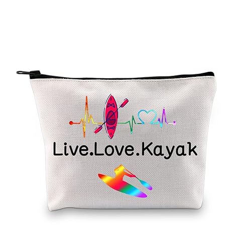 PXTIDY Kayaker Kayaking Gift Beach Kayak Canoe Lover Cosmetic Bag