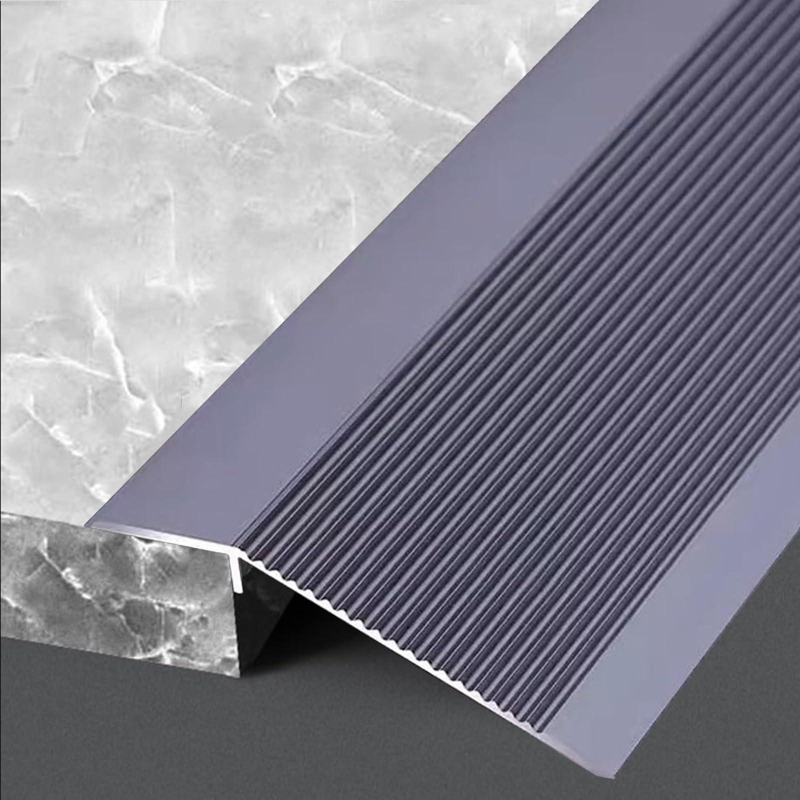 LIYI929GP Perfil De Transición Tira De Piso De Alfombra, Tira De Borde De Umbral Listón De Transición Autoadhesiva, Cubrecantos Embellecedor para Uniones De Madera, Parquet, Tarima, Mármol Y Azulejo