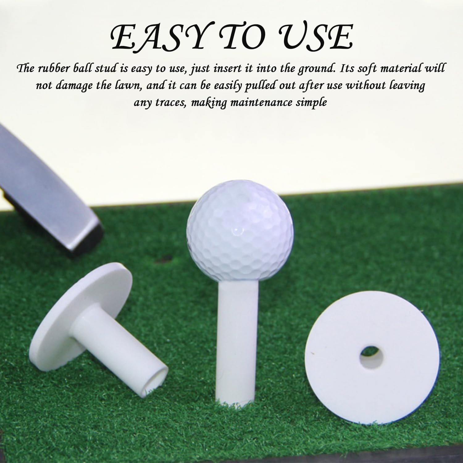10 Punte in Gomma, Accessori da Golf, Magliette da Golf, Accessori per La Pratica del Golf