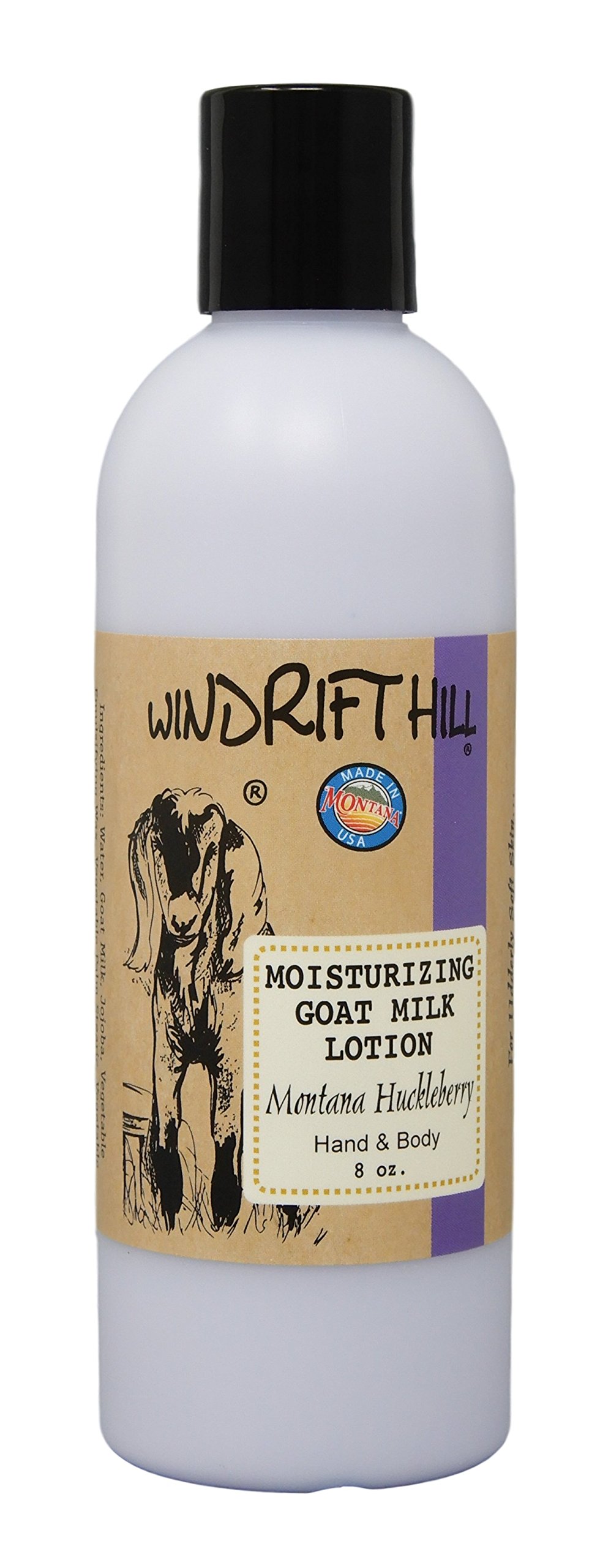 Windrift Hill Moisturizing Goat's Milk Lotion (Huckleberry)