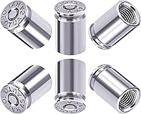 Vista 61 de Tapas de válvula de neumático deportivo, 4 unidades, antirrobo, universales, aluminio, cilindro elíptico con junta tórica, para automóviles