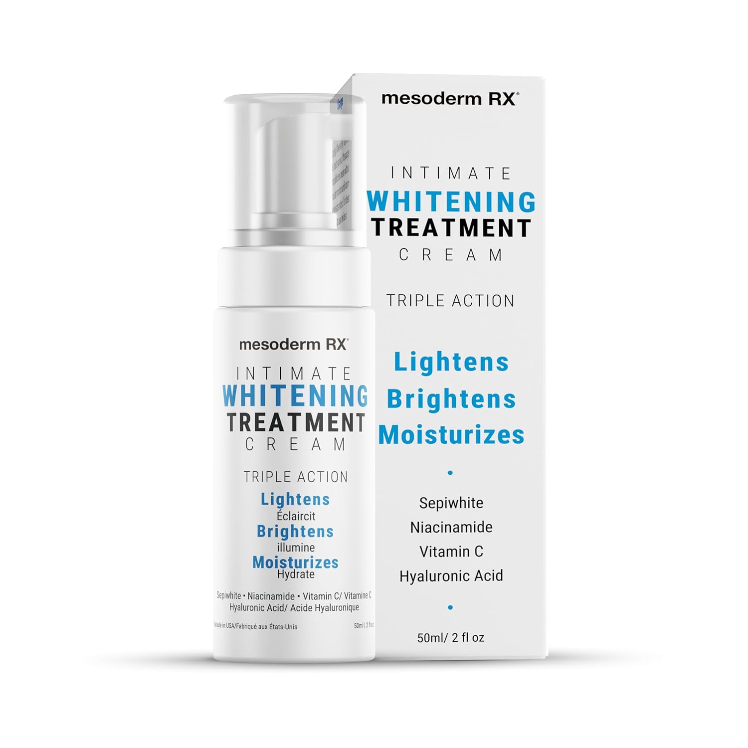 Intimate Whitening Treatment Cream, Triple Action, 2 Fl oz