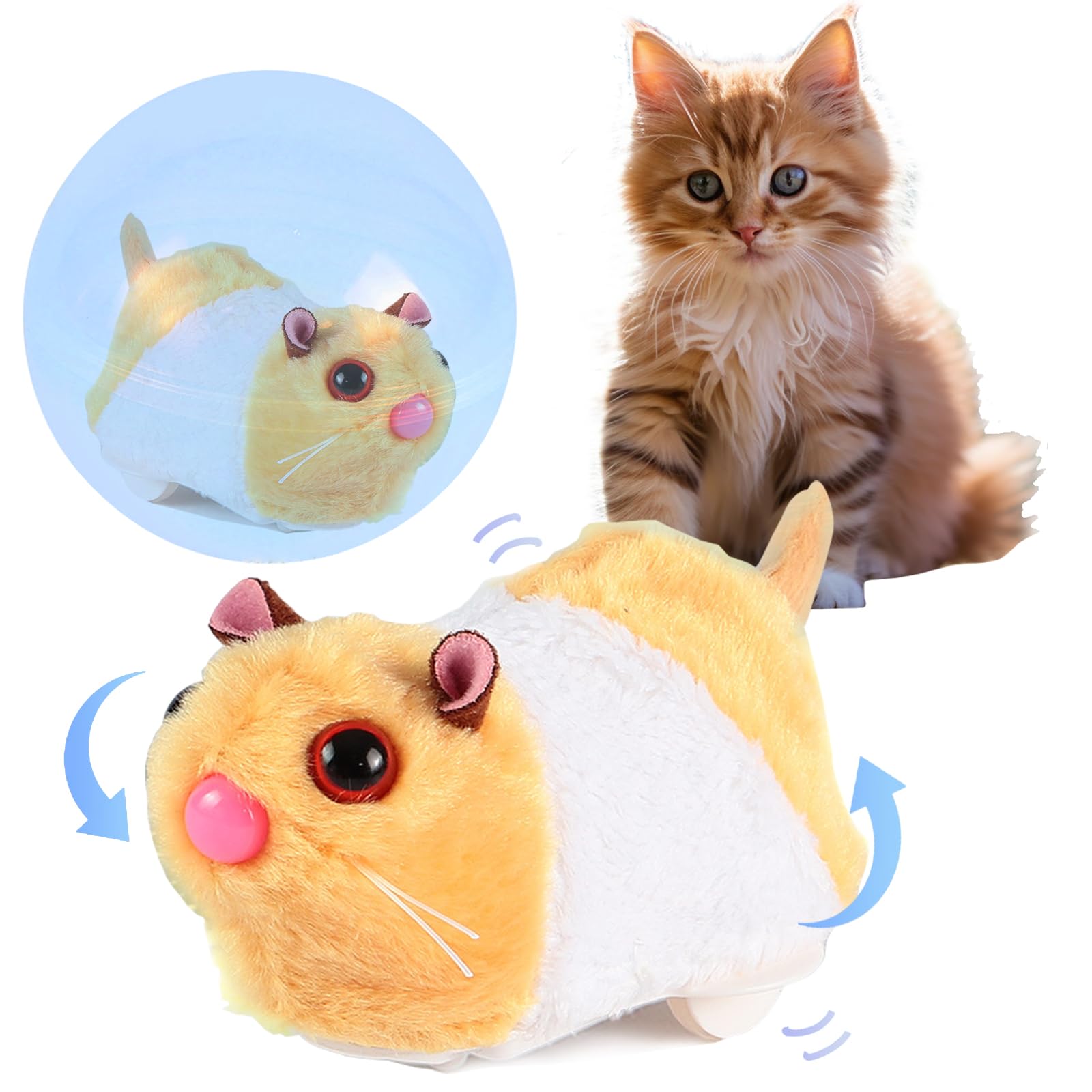 Amazon | 猫 おもちゃ ボール ねずみ 電動ネズミ 猫自動おもちゃ